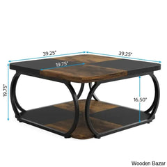 Kim Luxury Coffee And Center Table - Wooden Bazar