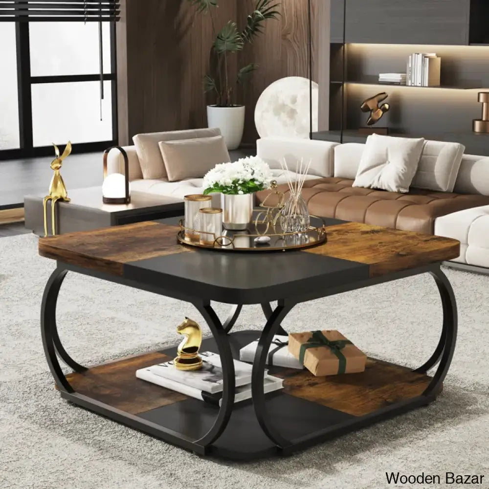 Kim Luxury Coffee And Center Table - Wooden Bazar