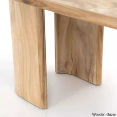 Kingsley Natural Solid Wood Dining Table With Innovative Design