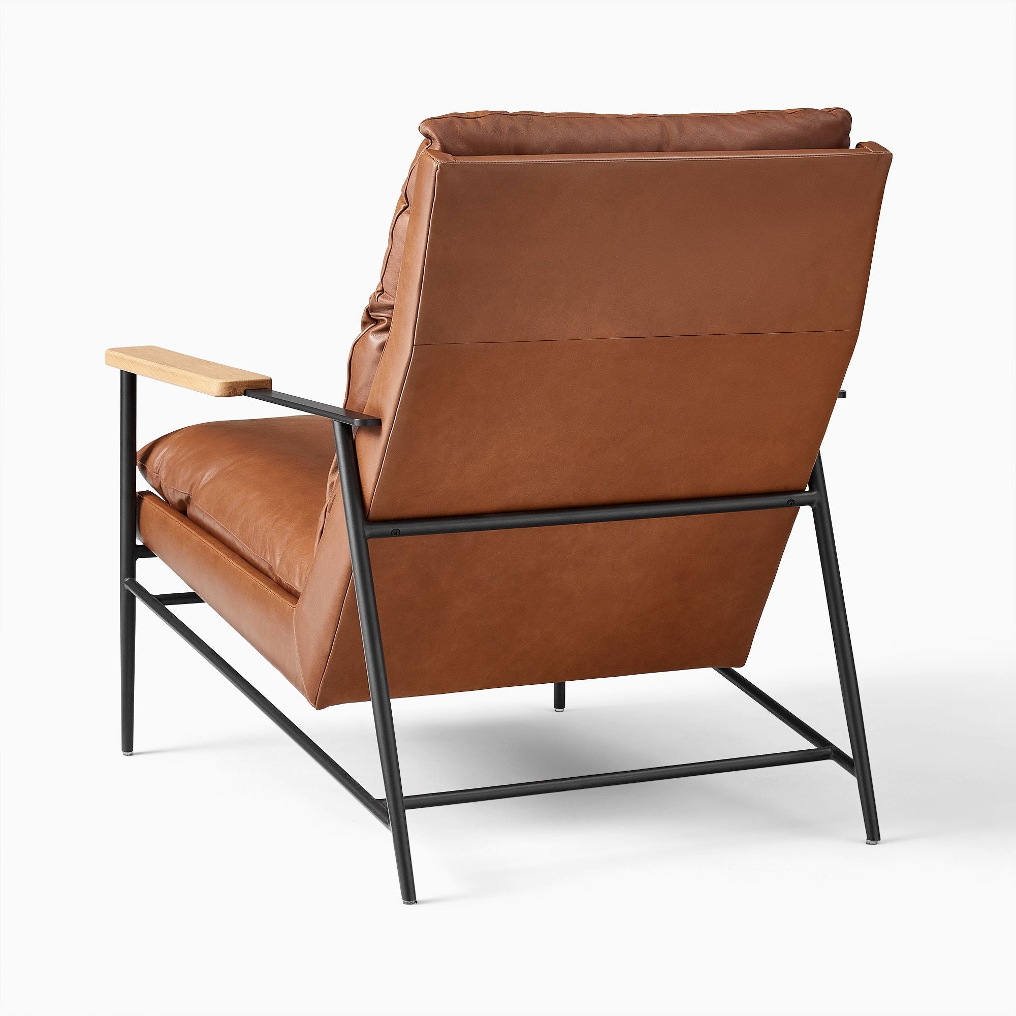 Bapik Leather Chair - Wooden bazar