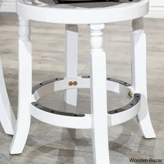 Kintzelo Swivel Upholstered Counter And Bar Stool With Solid Wood Frame