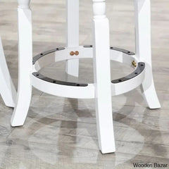 Kintzelo Swivel Upholstered Counter And Bar Stool With Solid Wood Frame