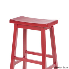 Kirkwoodo Swivel Solid Wood Counter And Bar Stool