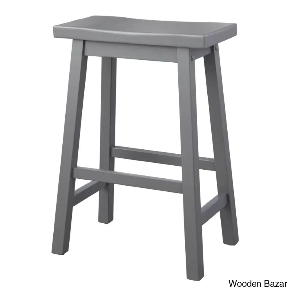 Kirkwoodo Swivel Solid Wood Counter And Bar Stool