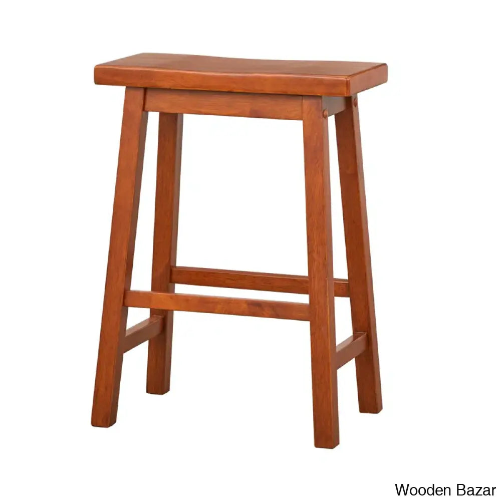 Kirkwoodo Swivel Solid Wood Counter And Bar Stool