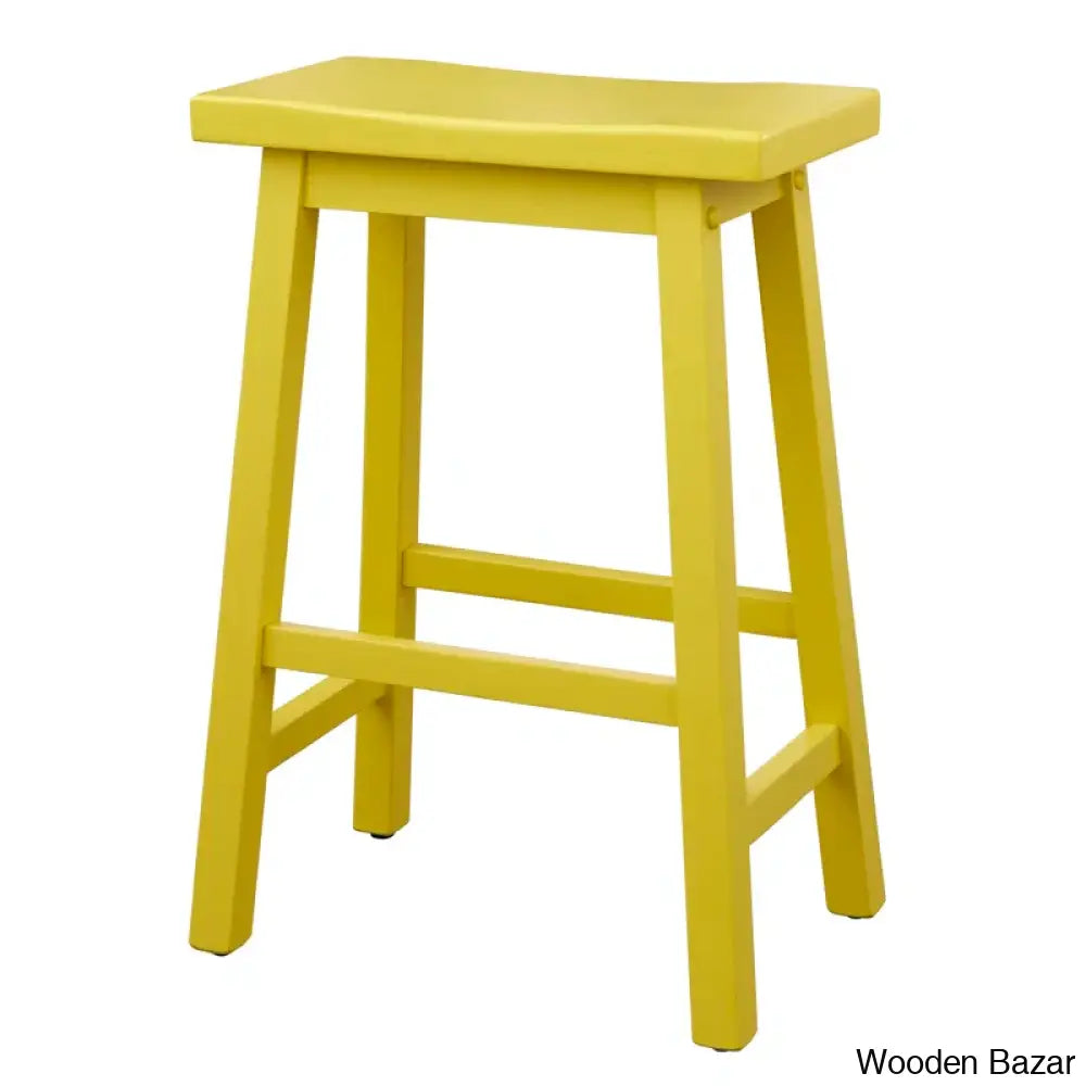 Kirkwoodo Swivel Solid Wood Counter And Bar Stool