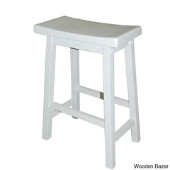 Kirkwoodo Swivel Solid Wood Counter And Bar Stool