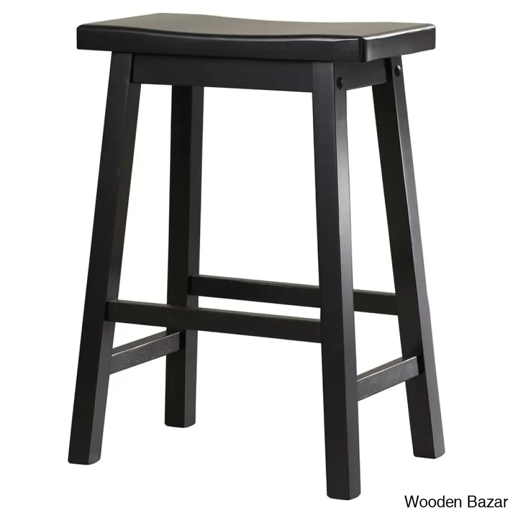 Kirkwoodo Swivel Solid Wood Counter And Bar Stool