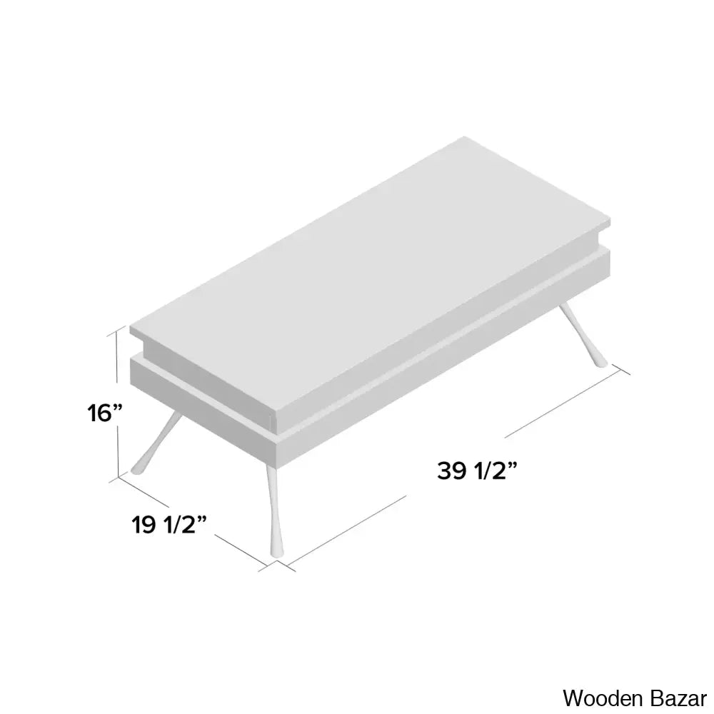 Kitzmillero Lift Top Coffee And Center Table With Storage