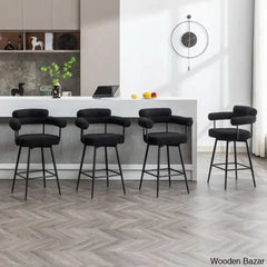 Kiylano Swivel 26.7’’ Counter Stool - Wooden Bazar