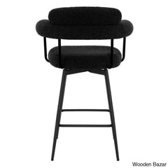 Kiylano Swivel 26.7’’ Counter Stool - Wooden Bazar