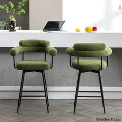 Kiylano Swivel 26.7’’ Counter Stool - Wooden Bazar
