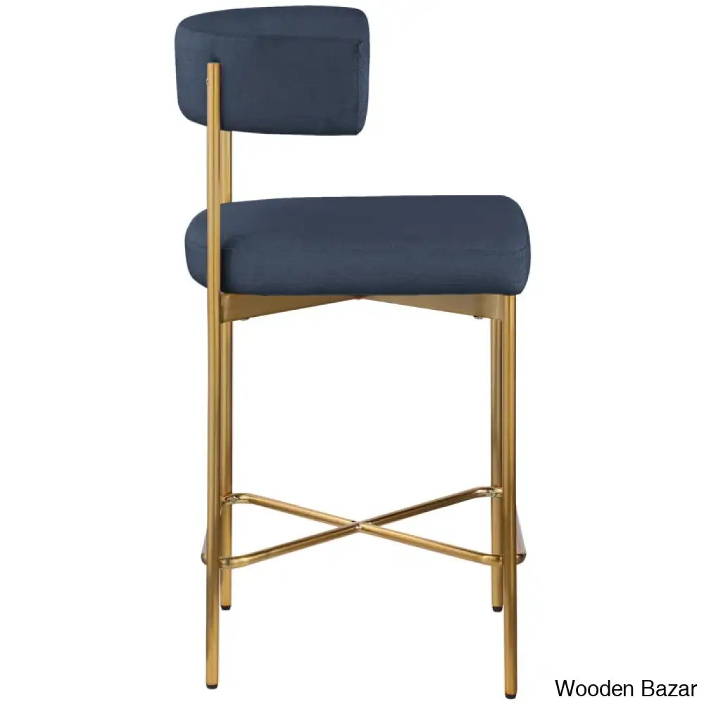 Klaaso Upholstered 26.25’’ Counter And Bar Stool With Metal Frame (Set Of 2)