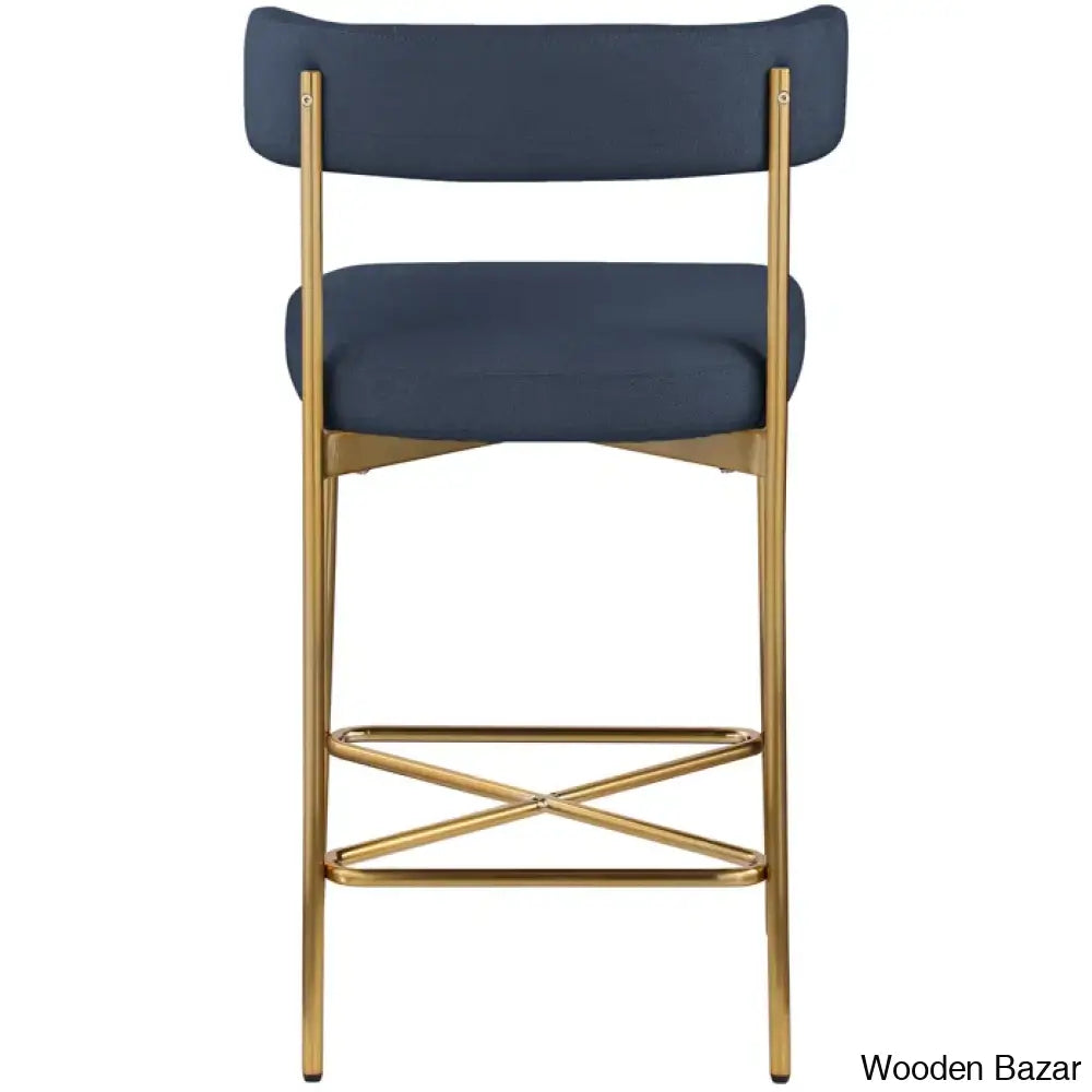 Klaaso Upholstered 26.25’’ Counter And Bar Stool With Metal Frame (Set Of 2)