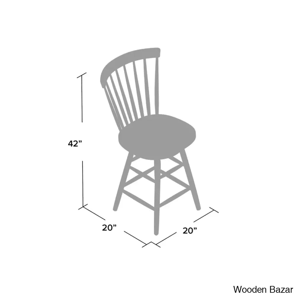 Knaacko Swivel 30’’ Counter And Bar Stool