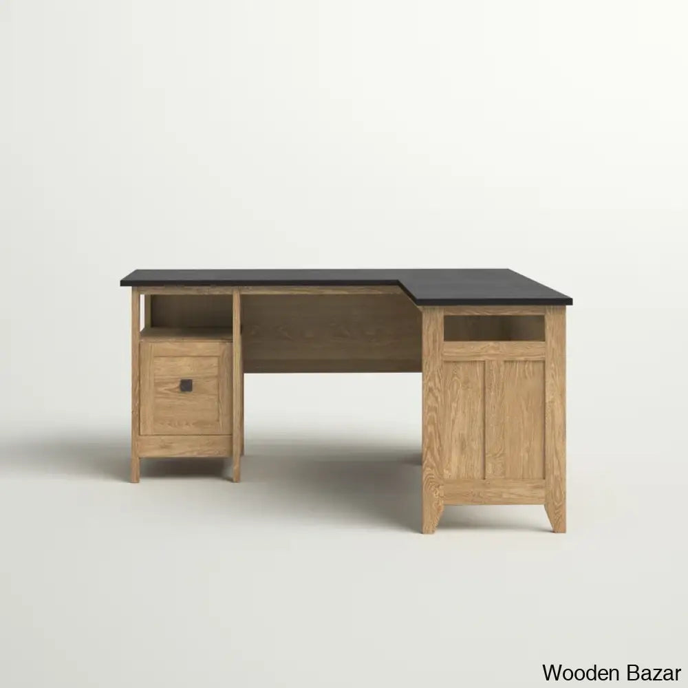 This Office Table made in Marble Top and best wooden material In L shape better for your office and table 