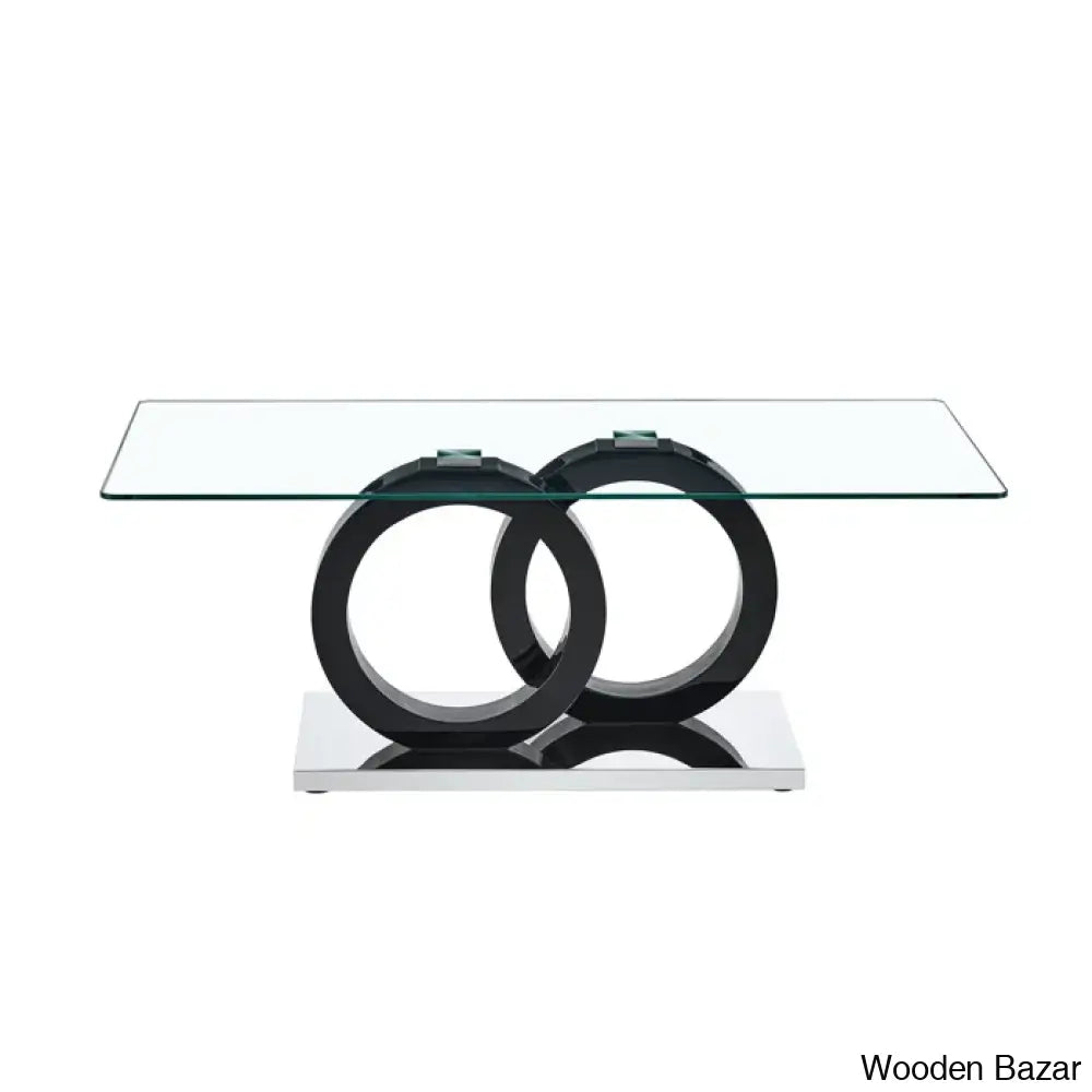 Labriala Glass Top Coffee And Center Table