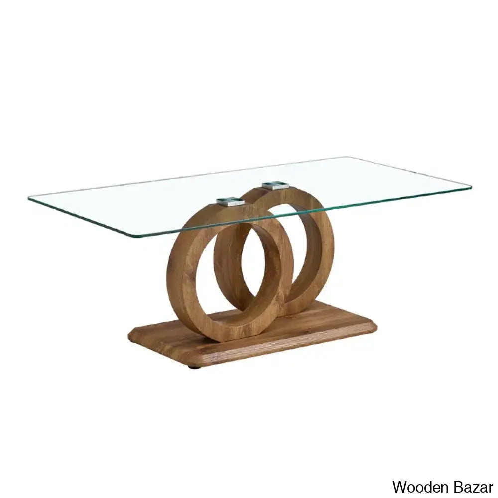 Labriala Glass Top Coffee And Center Table