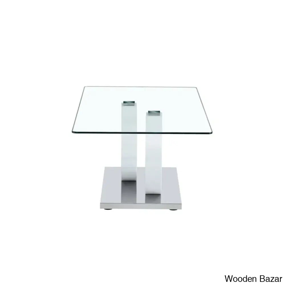 Labriala Glass Top Coffee And Center Table