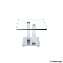 Labriala Glass Top Coffee And Center Table