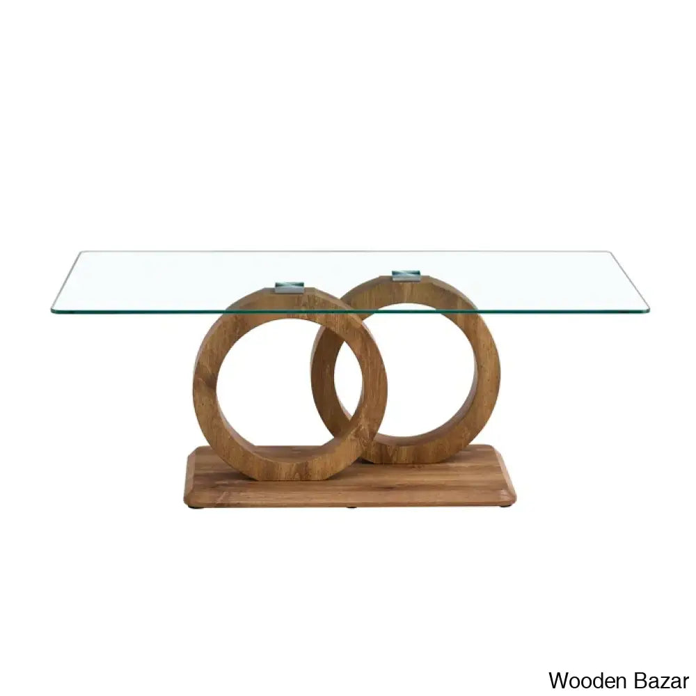 Labriala Glass Top Coffee And Center Table