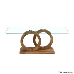 Labriala Glass Top Coffee And Center Table
