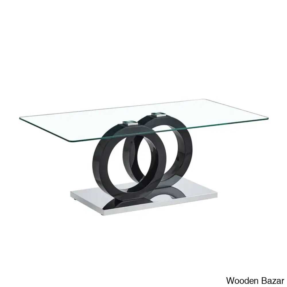 Labriala Glass Top Coffee And Center Table