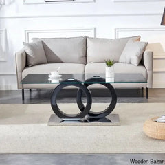 Labriala Glass Top Coffee And Center Table