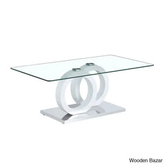 Labriala Glass Top Coffee And Center Table