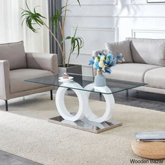 Labriala Glass Top Coffee And Center Table
