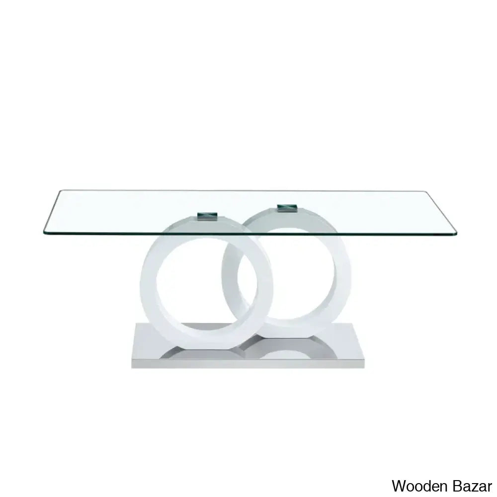 Labriala Glass Top Coffee And Center Table