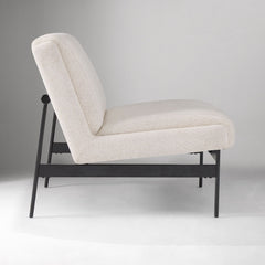 Kivaaka Slipper Chair - Wooden Bazar