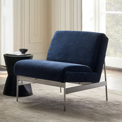 Kivaaka Slipper Chair - Wooden Bazar