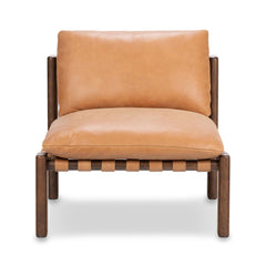 Kpix Leather Chair - Wooden bazar