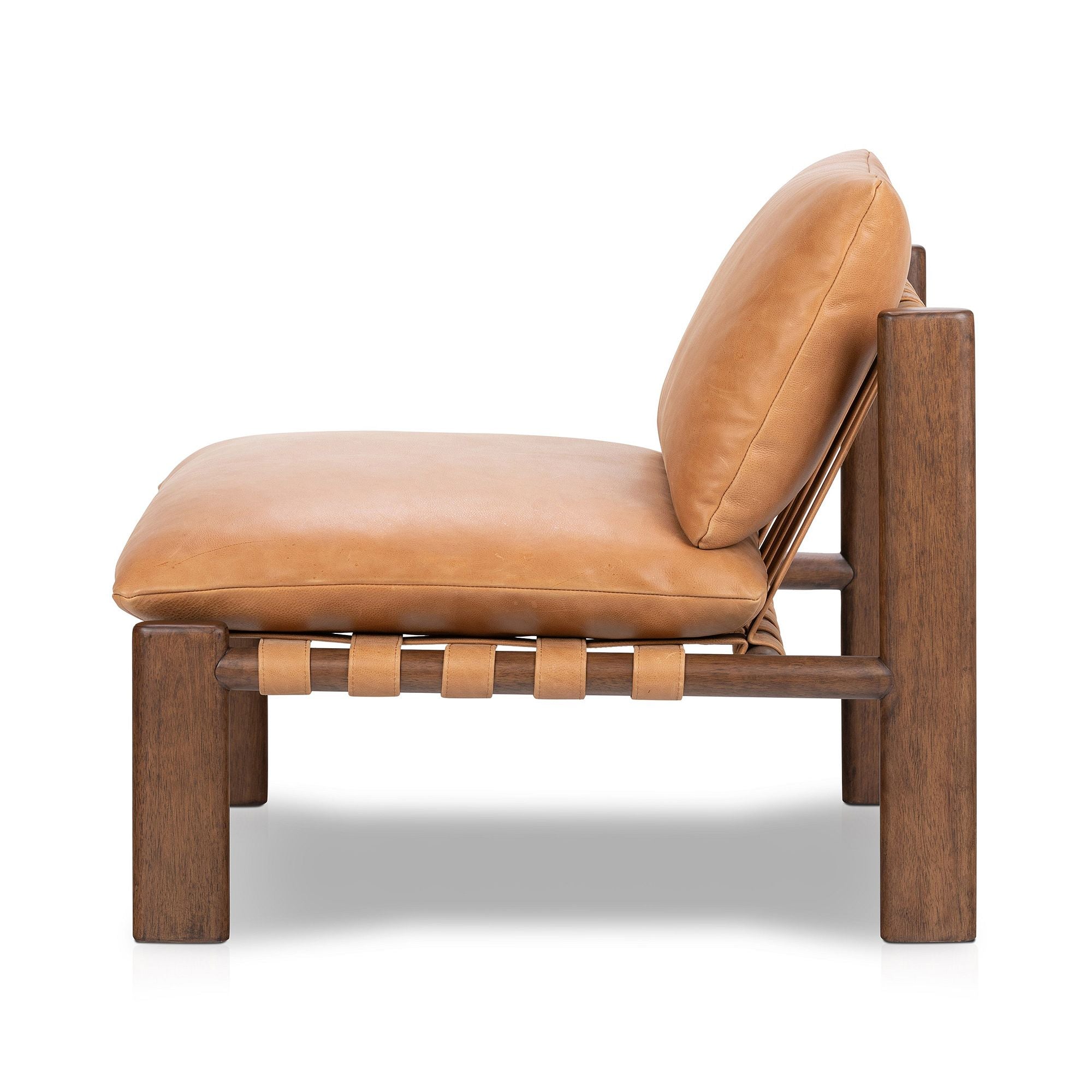Kpix Leather Chair - Wooden bazar