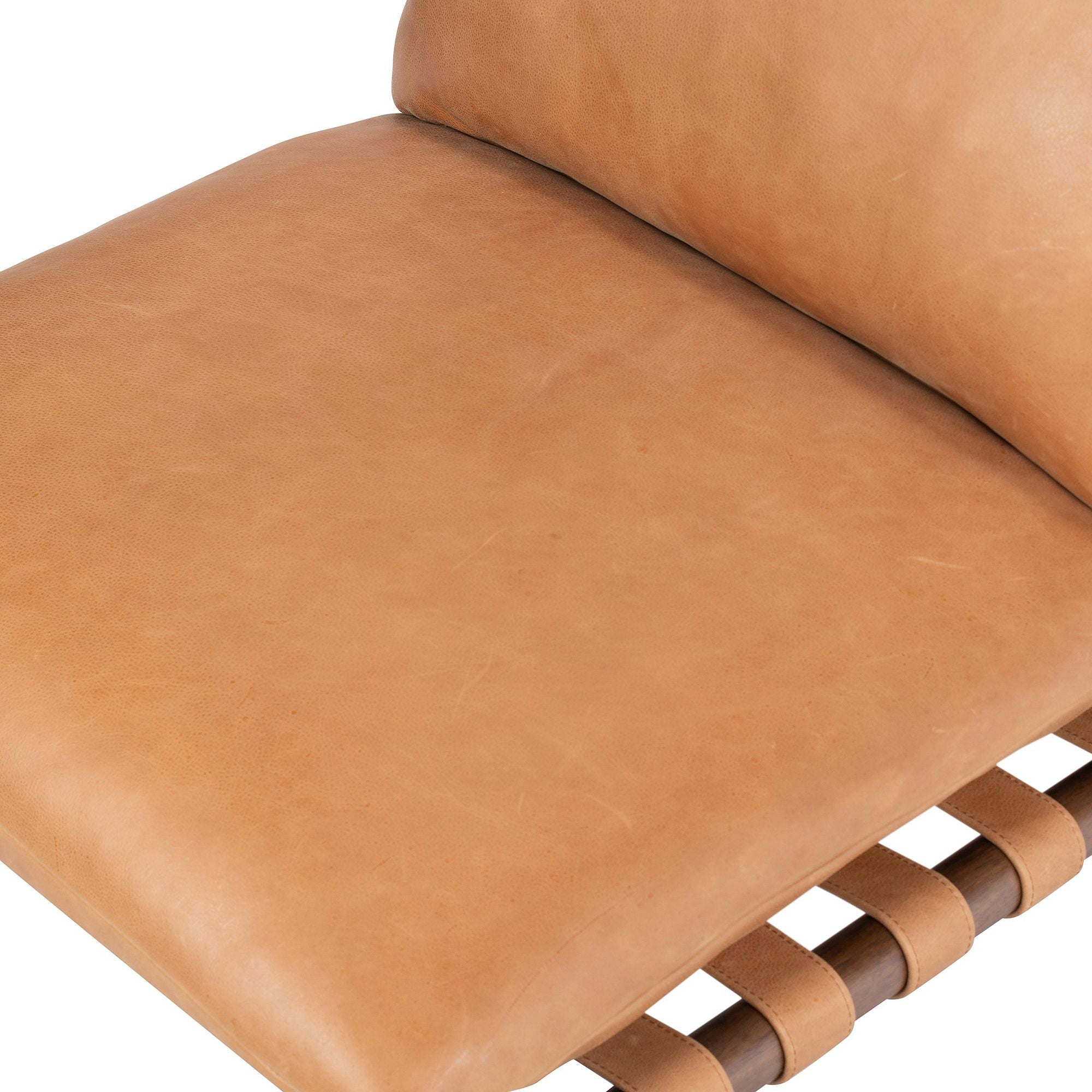 Kpix Leather Chair - Wooden bazar