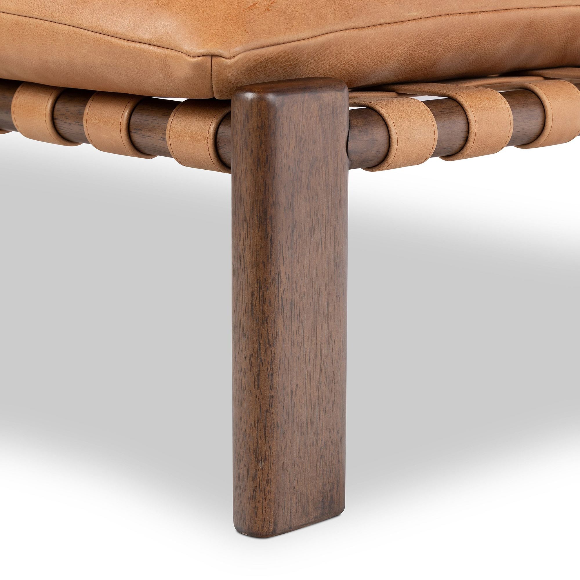 Kpix Leather Chair - Wooden bazar