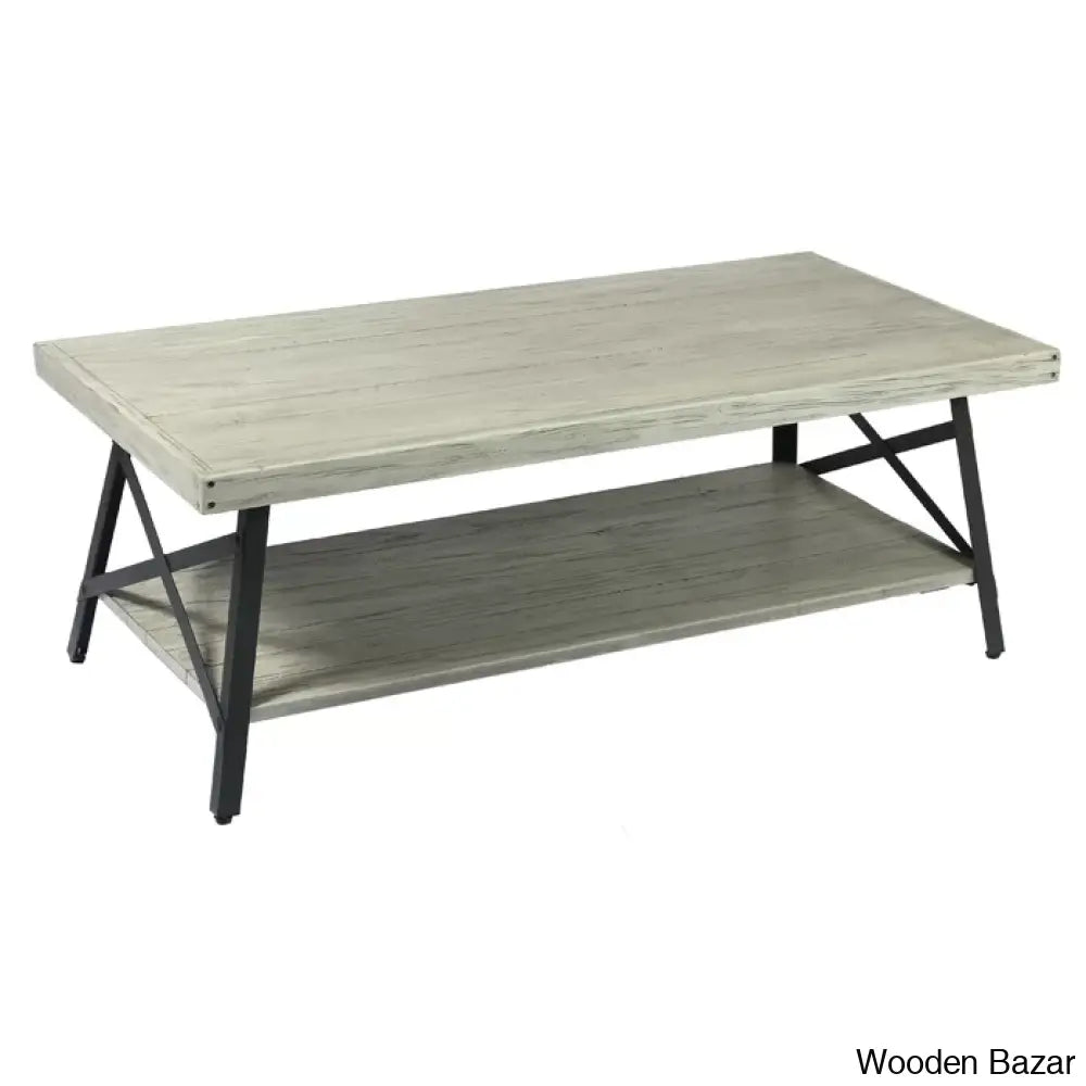 Lagunay Solid Wood Coffee And Center Table