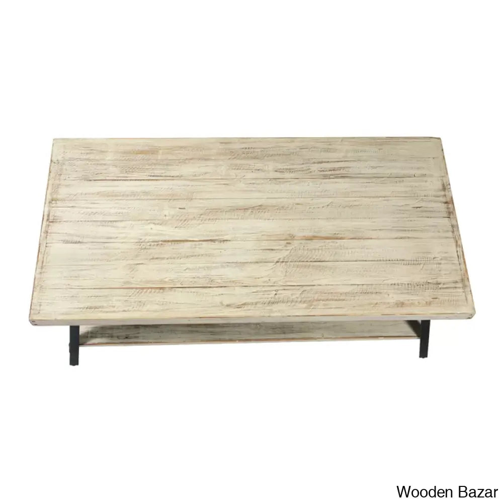 Lagunay Solid Wood Coffee And Center Table