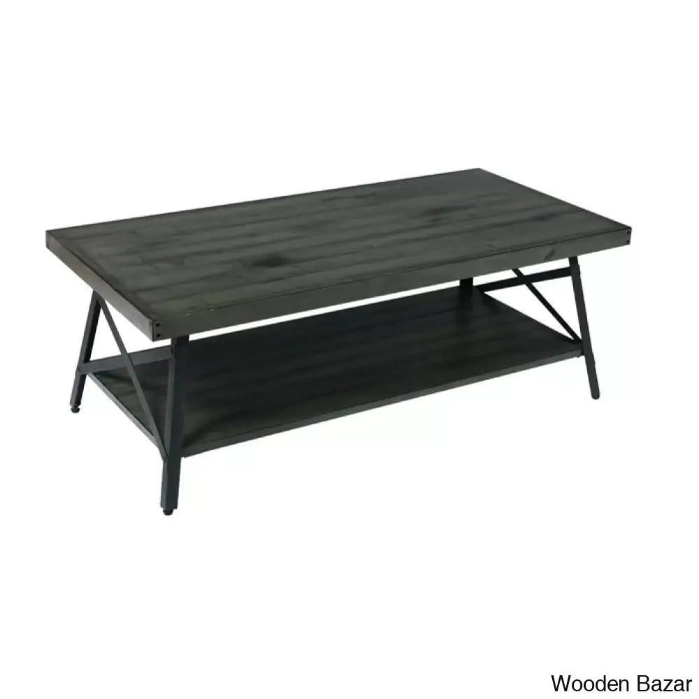 Lagunay Solid Wood Coffee And Center Table