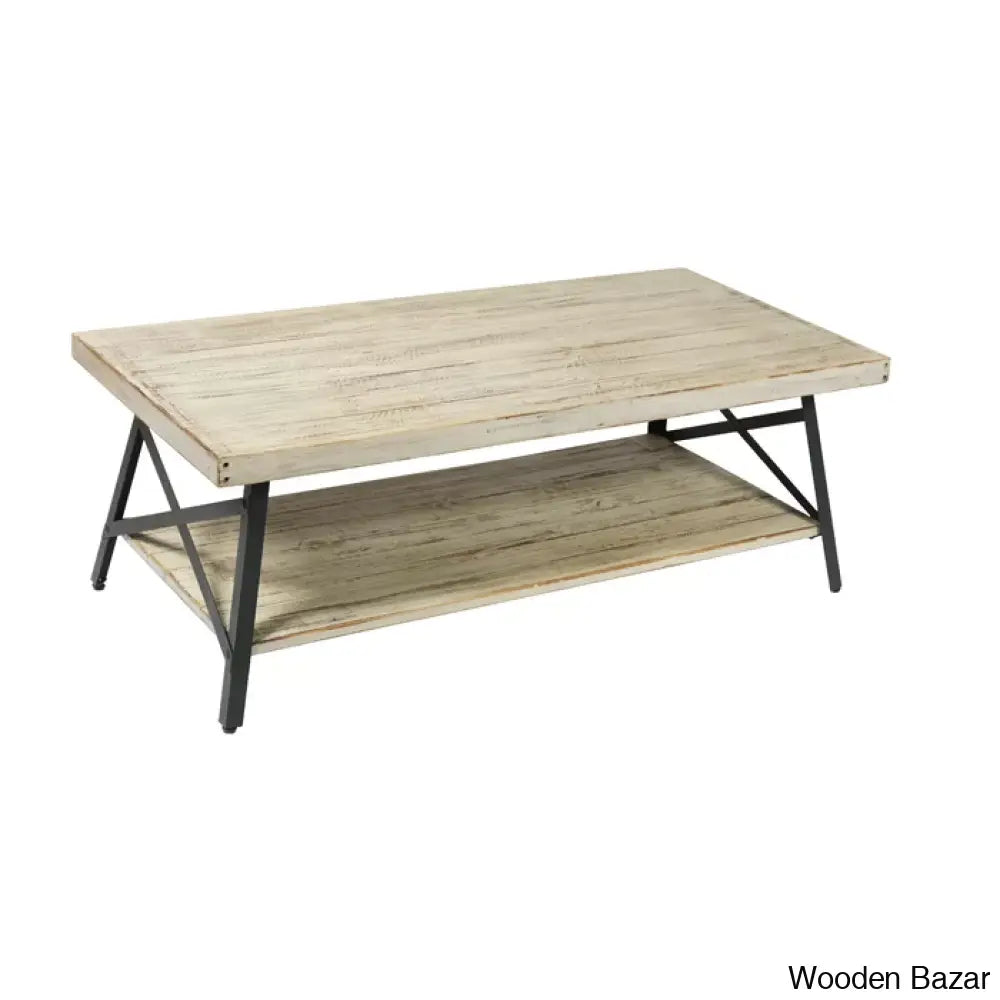 Lagunay Solid Wood Coffee And Center Table