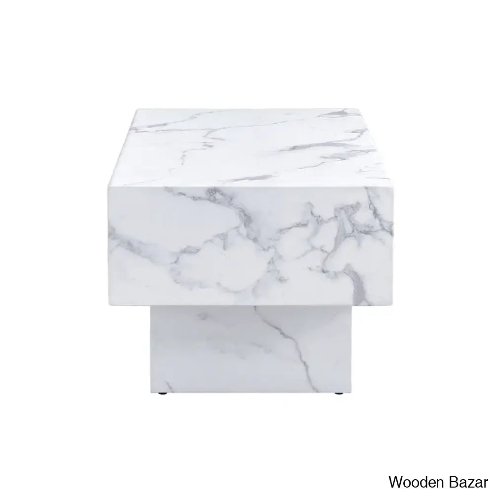 Lamoria Marble Top Coffee And Center Table