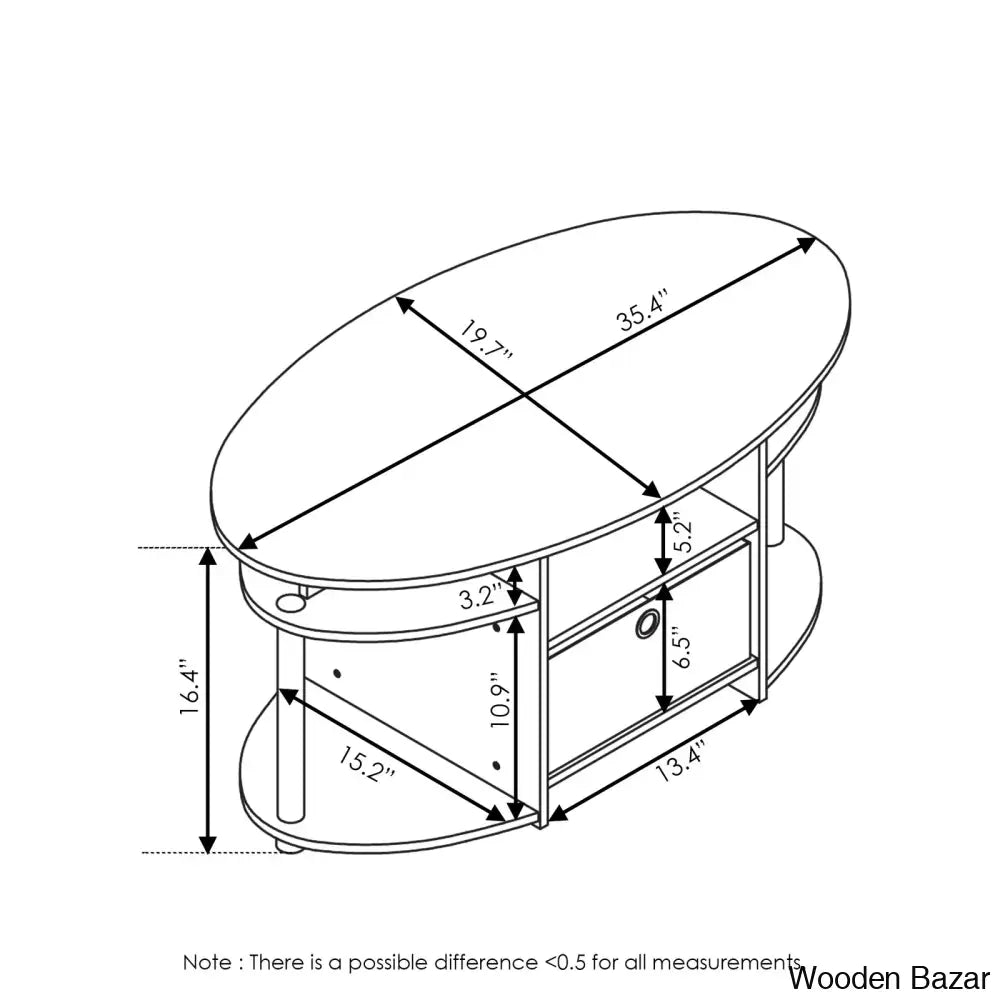 Lansling Coffee And Center Table