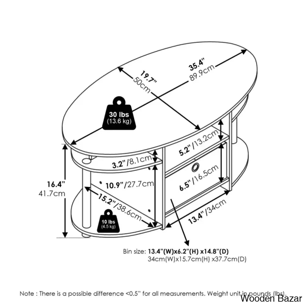 Lansling Coffee And Center Table