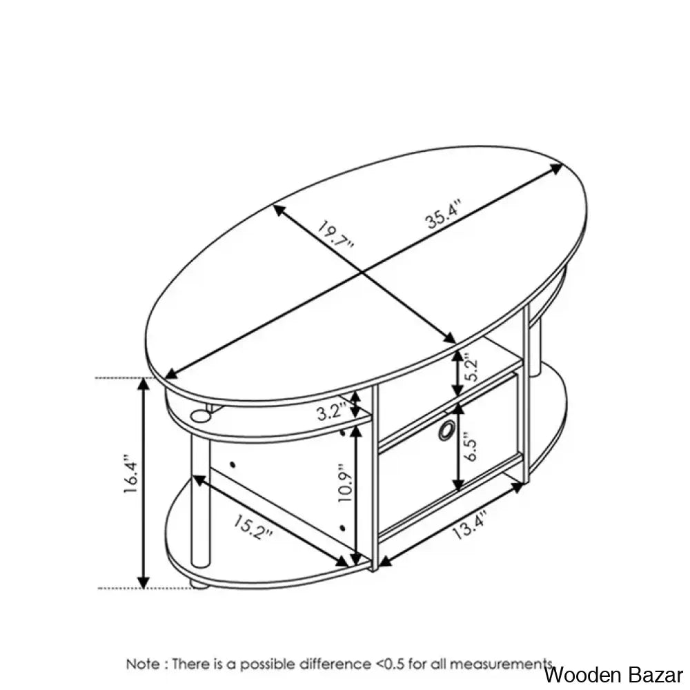 Lansling Coffee And Center Table