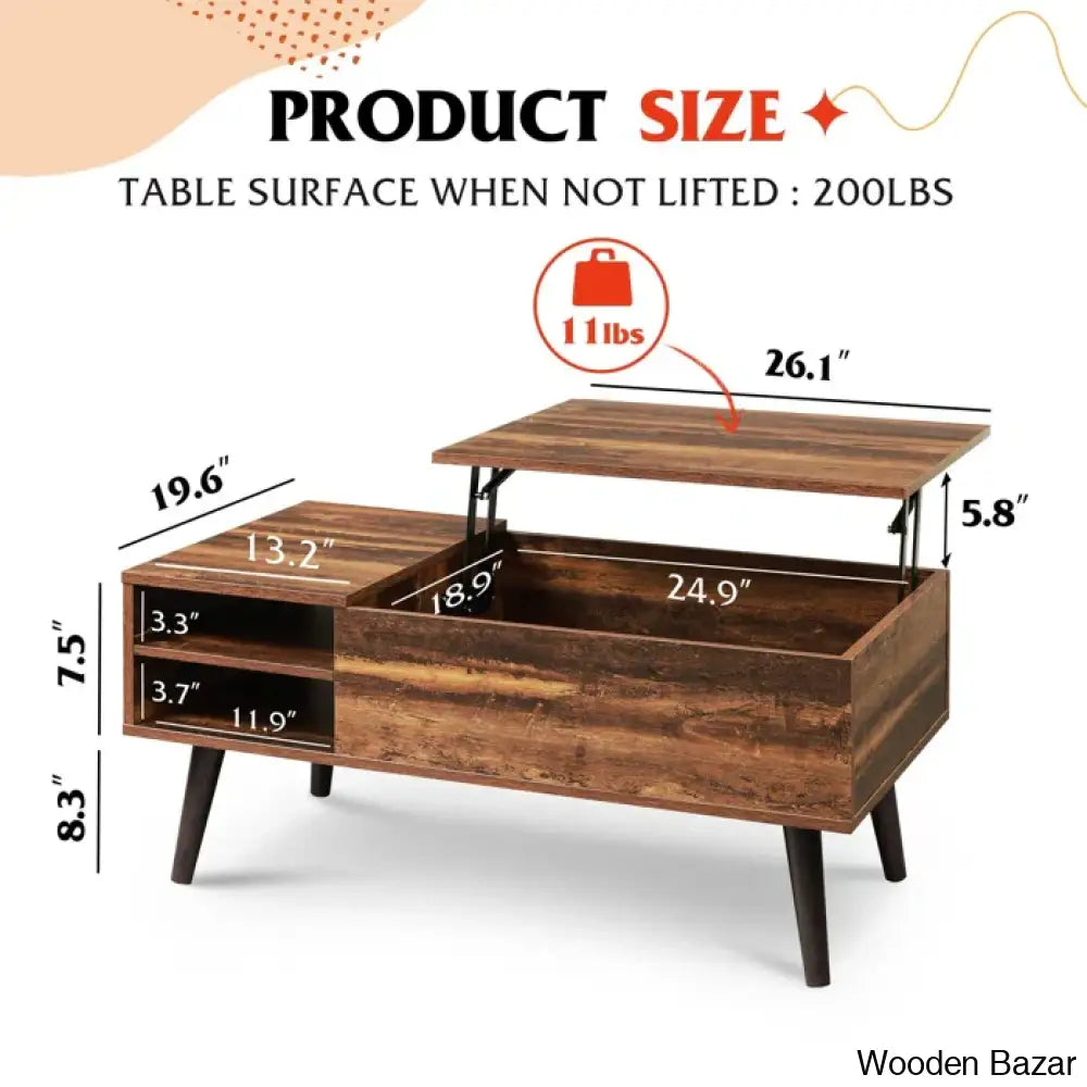 Lansun Single Coffee And Center Table