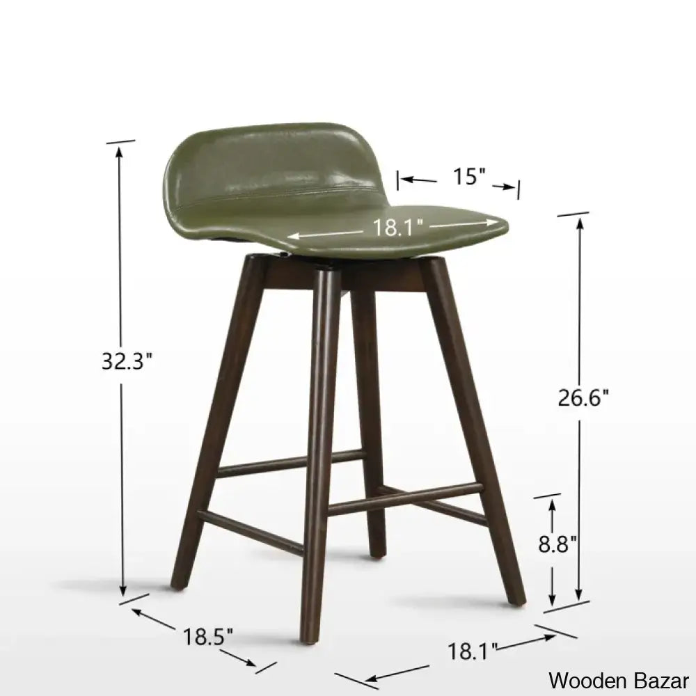 Latreesec Swivel 26.6 Counter And Bar Stool (Set Of 2)