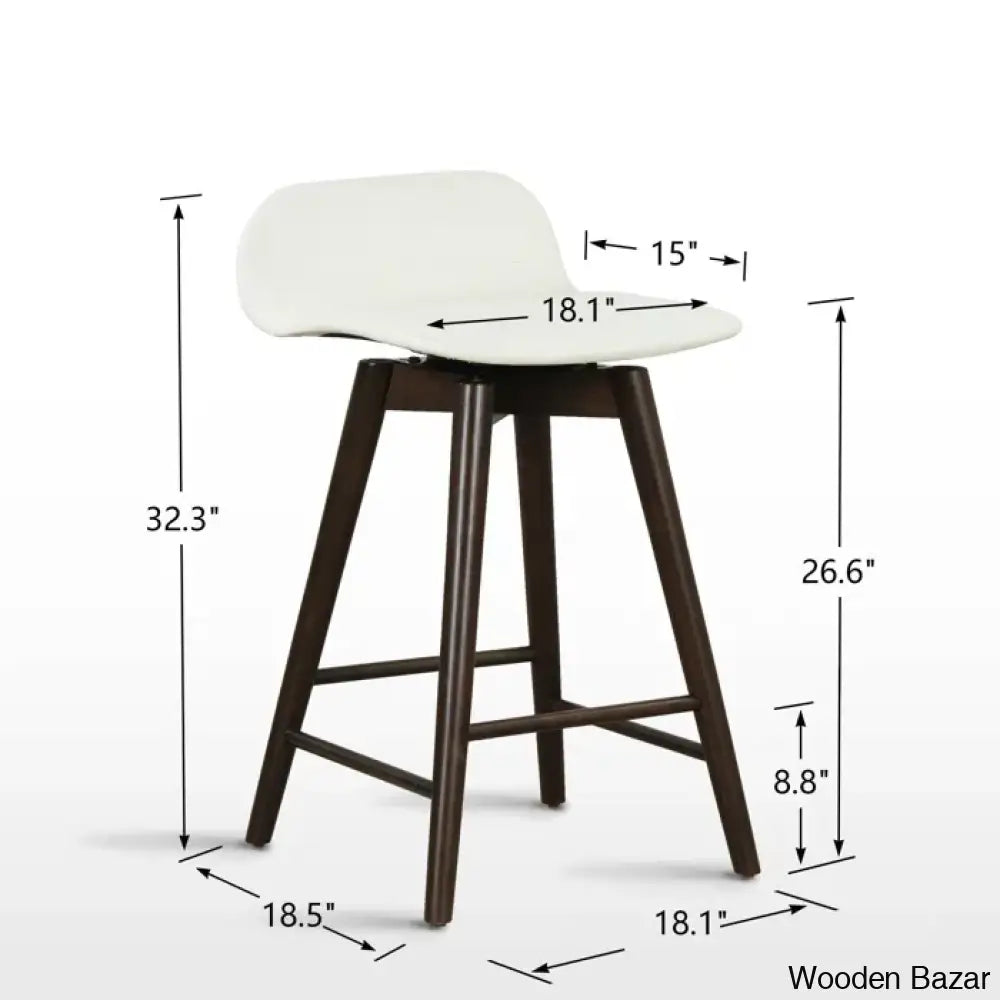 Latreesec Swivel 26.6 Counter And Bar Stool (Set Of 2)