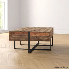 Latreviony Solid Wood Top Coffee And Center Table