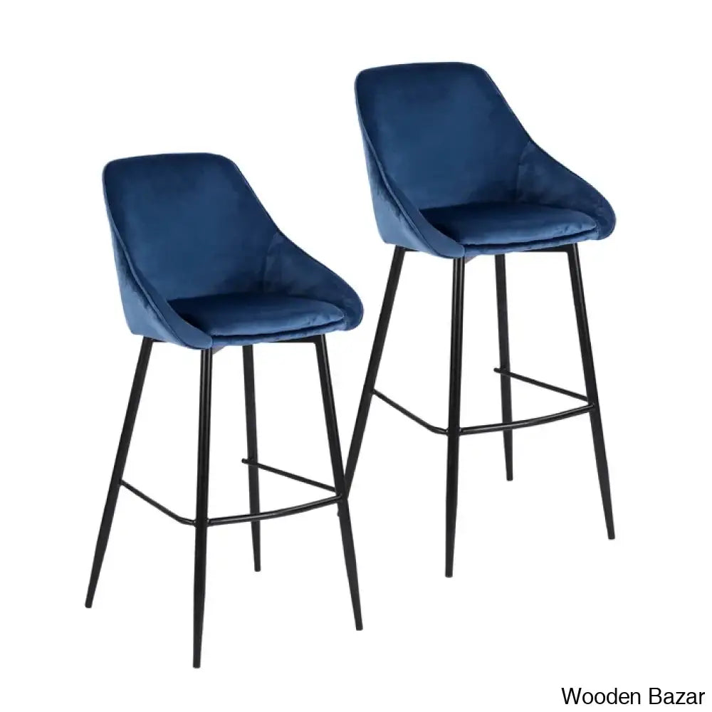 Laykenc Swivel Counter And Bar Stool (Set Of 2)